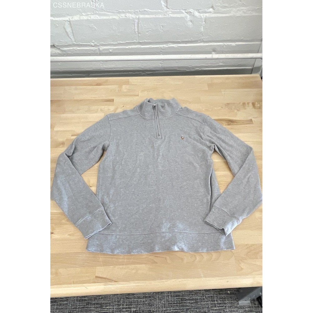 Polo Ralph Lauren Gray Sweater Quarter Zip - Size 14/16 L